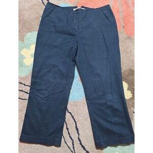 Tommy Hilfiger Womans 10‎ Capris Pants Black Dress Pants High Rise Stretch Y2K